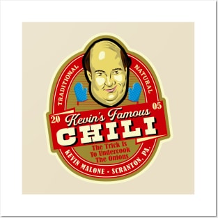 Kevin Malone Chili Label Office Posters and Art